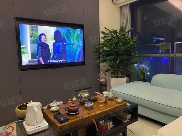 绍兴柯桥华舍中纺国际时尚中心中纺cbd时尚公寓 一室一厅 简装拎包入住出租房源真实图片