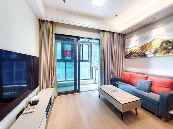 深圳福田香蜜湖深业中城酒店式管理公寓,简约温馨格调,豪装看香蜜公园