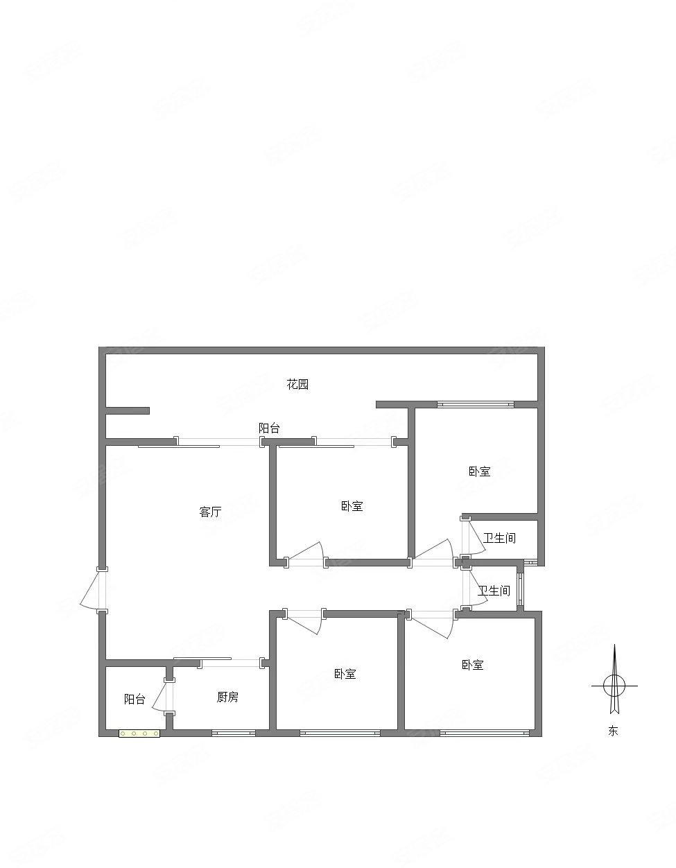 龙湖学樘府四房端户一楼带花园