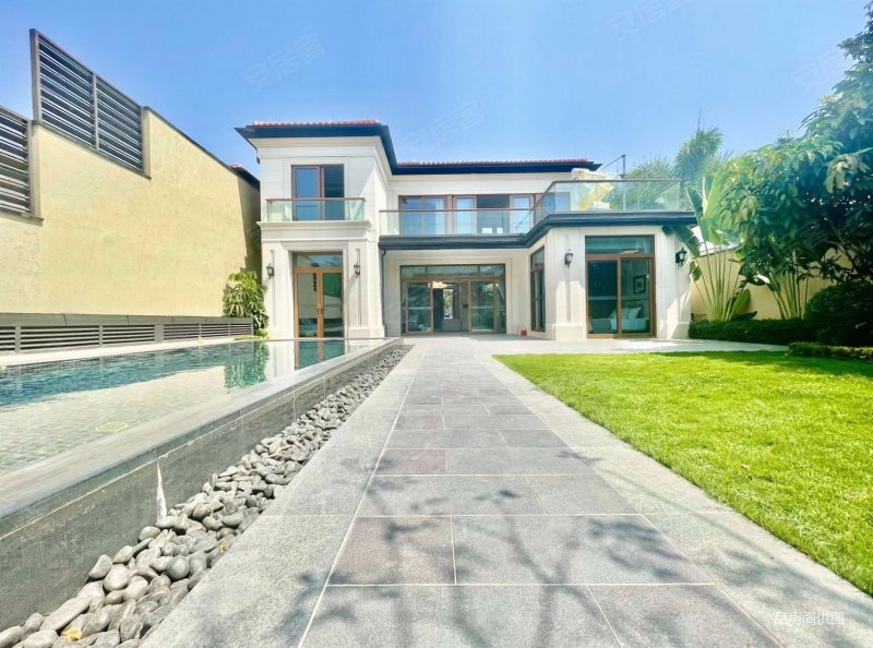 来电优惠看房靠医院绿城大花园泳池独栋别墅绿城海棠潮鸣