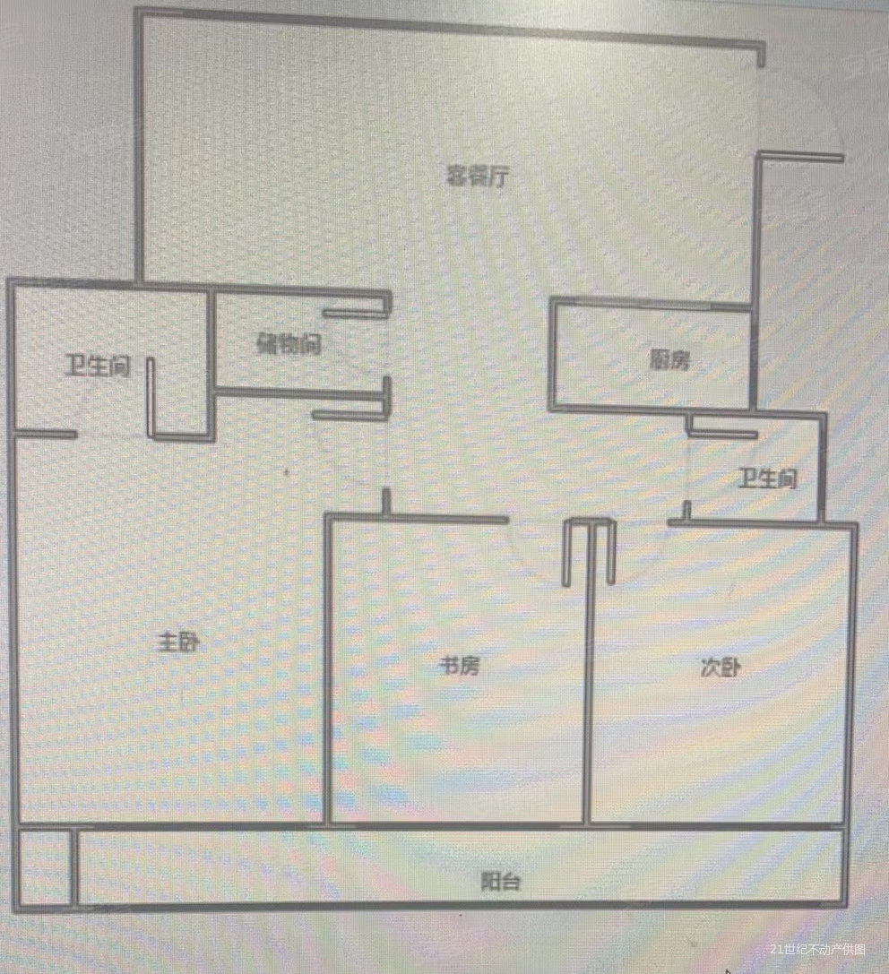 江宸雅园3室2厅2卫129㎡南北187万