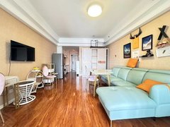 万达广场单身公寓（商住两用）精装温馨一室 生活便利看房方便.
