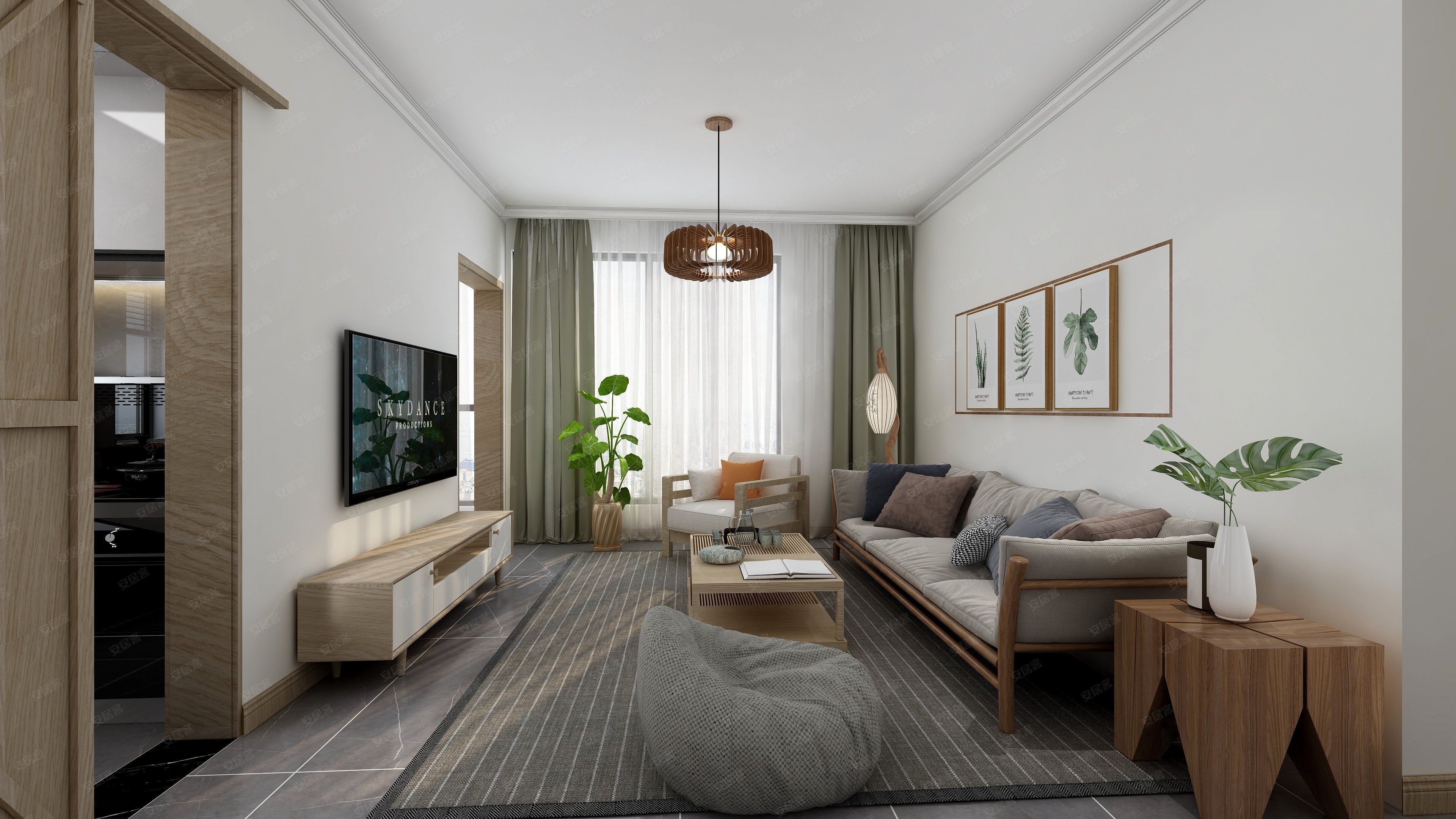 日式极简-安居客装修案例