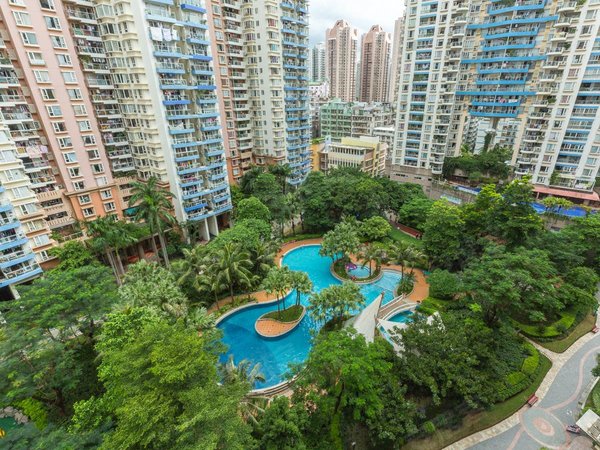 深圳福田景田北万科金色家园如此大气的四房,全朝向看莲花山,金色家园