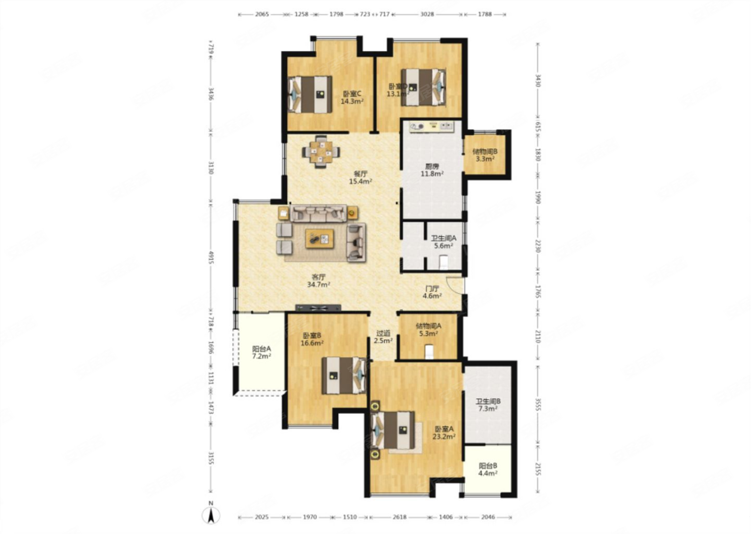 天地源兰亭坊二期板式小高层低密环境好配套成熟观景平层