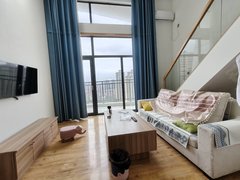 信阳浉河信阳贸易市场香榭丽舍复式公寓出租，1000元每月，3月起租，年租费用可谈出租房源真实图片