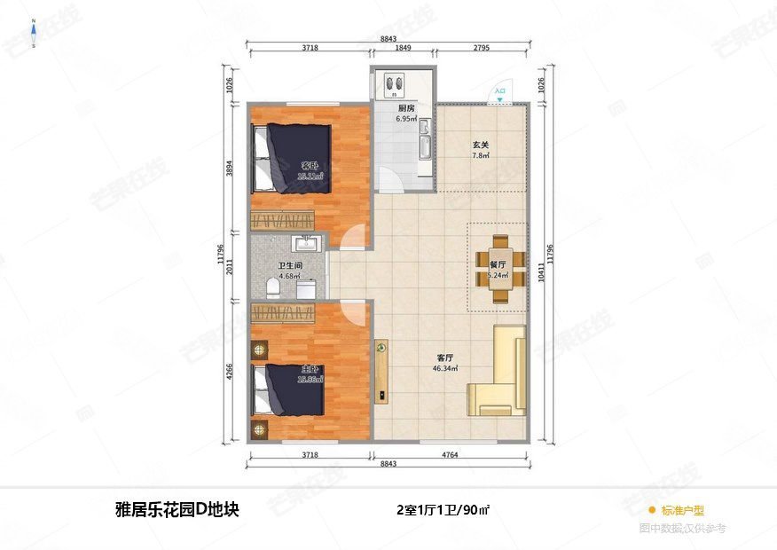 沈阳房产网>沈阳二手房>沈北新区二手房>道义二手房>雅居乐花园(d区)>