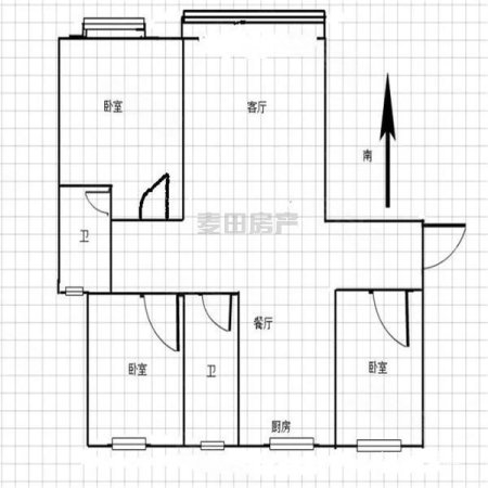 瑞璞君悦兰庭3室2厅2卫115㎡南北72万