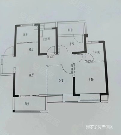 蓝光星珀3室2厅2卫89.28㎡南215万