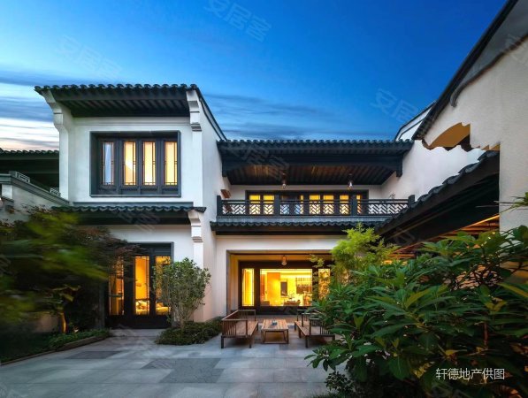 周庄古镇旁水月周庄一期别墅花园130平全新未住