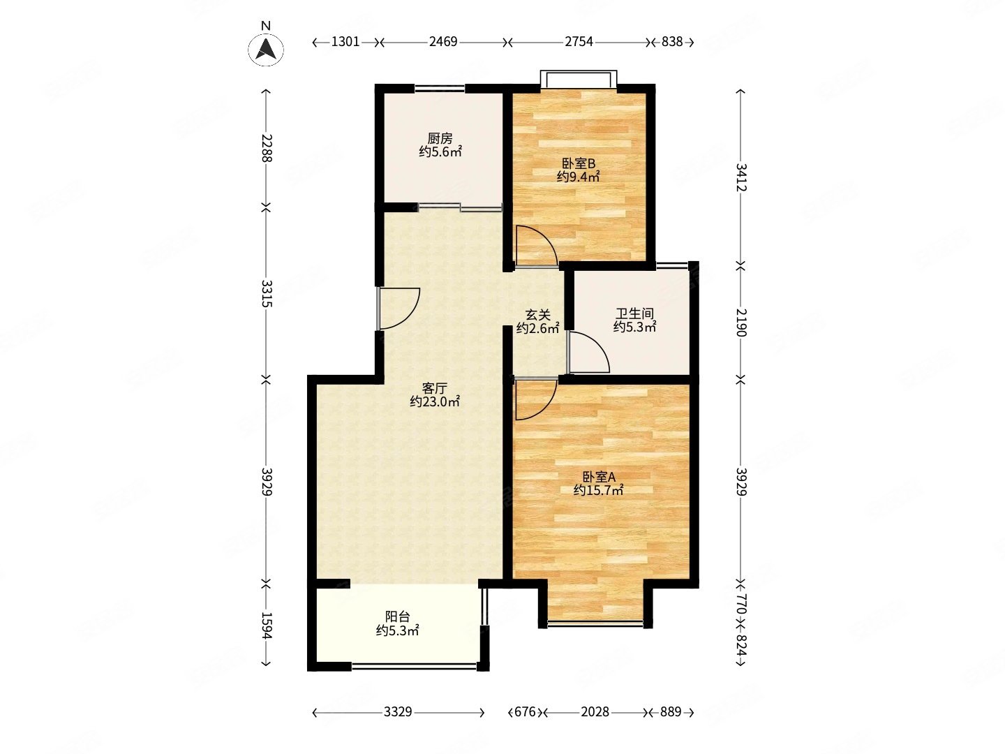 一梯两户南北通透墨香郡精装看房方便