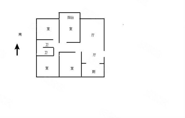 东湖世纪城(1区)4室2厅2卫129.5㎡南北90万