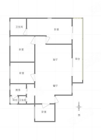 首创天阅嘉陵4室2厅2卫162.11㎡南218万