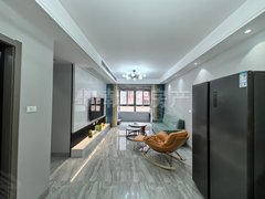 淮南田家庵万达广场万达！永安国际城100平全新装修 家具家电齐全  拎包入住出租房源真实图片