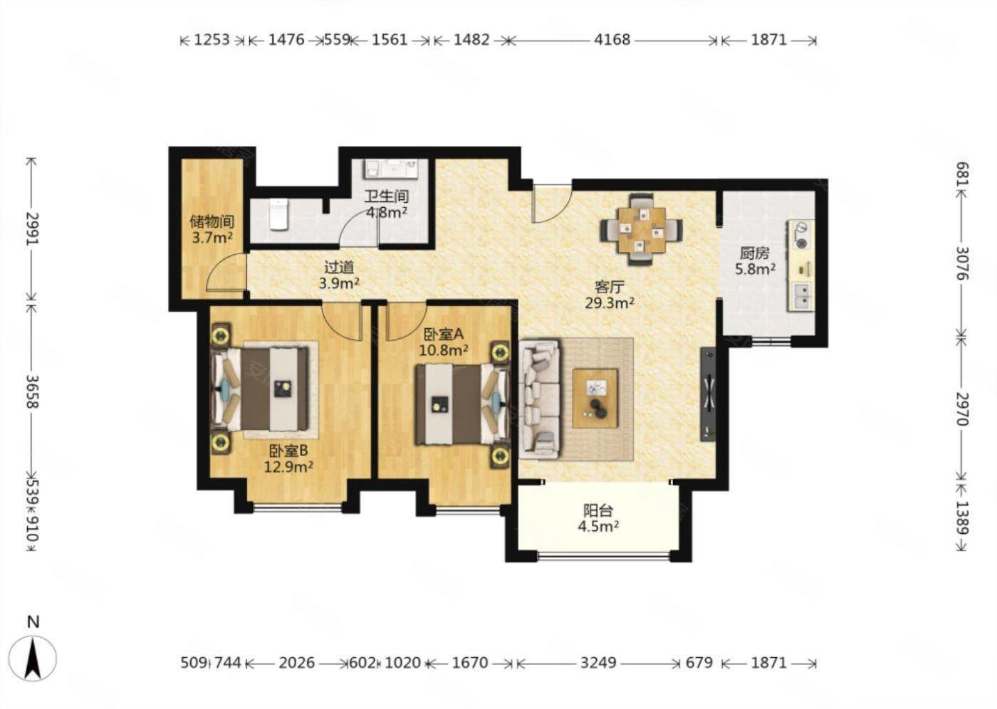 万达天玺龙湖物业住宅小区容积率低出行方便