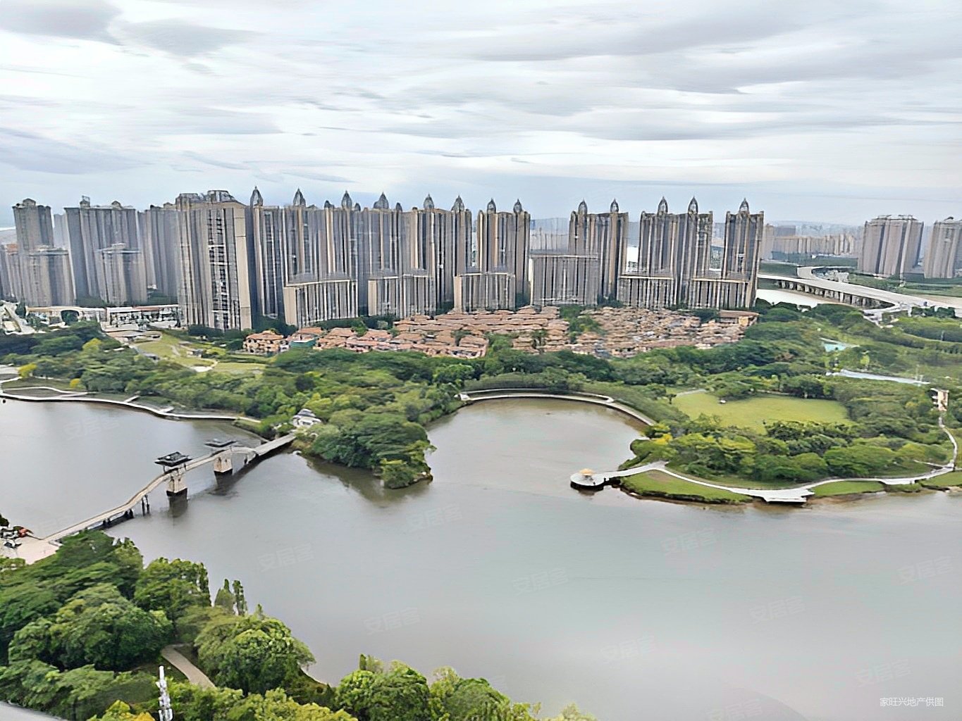 金山湖一线湖景星耀国际三期大14085平5房景观好配套好