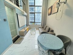 深圳龙华民治龙光玖钻可押一39平1房1厅1卫家电齐全民水民电随时看房出租房源真实图片