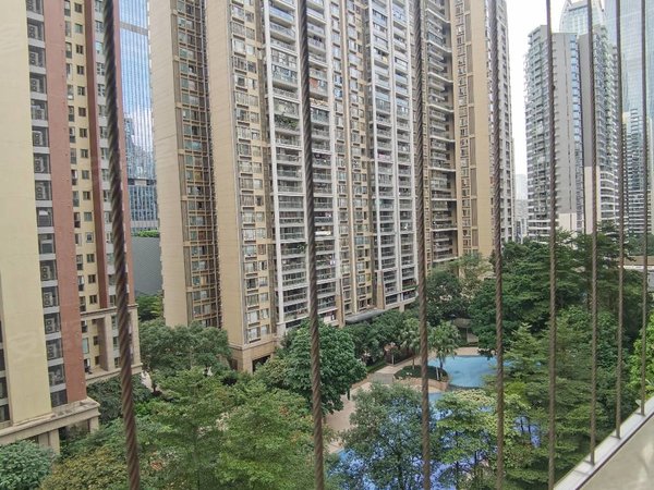 广州天河珠江新城中中海花城湾中海花城湾 四房 看花园景观 简约住
