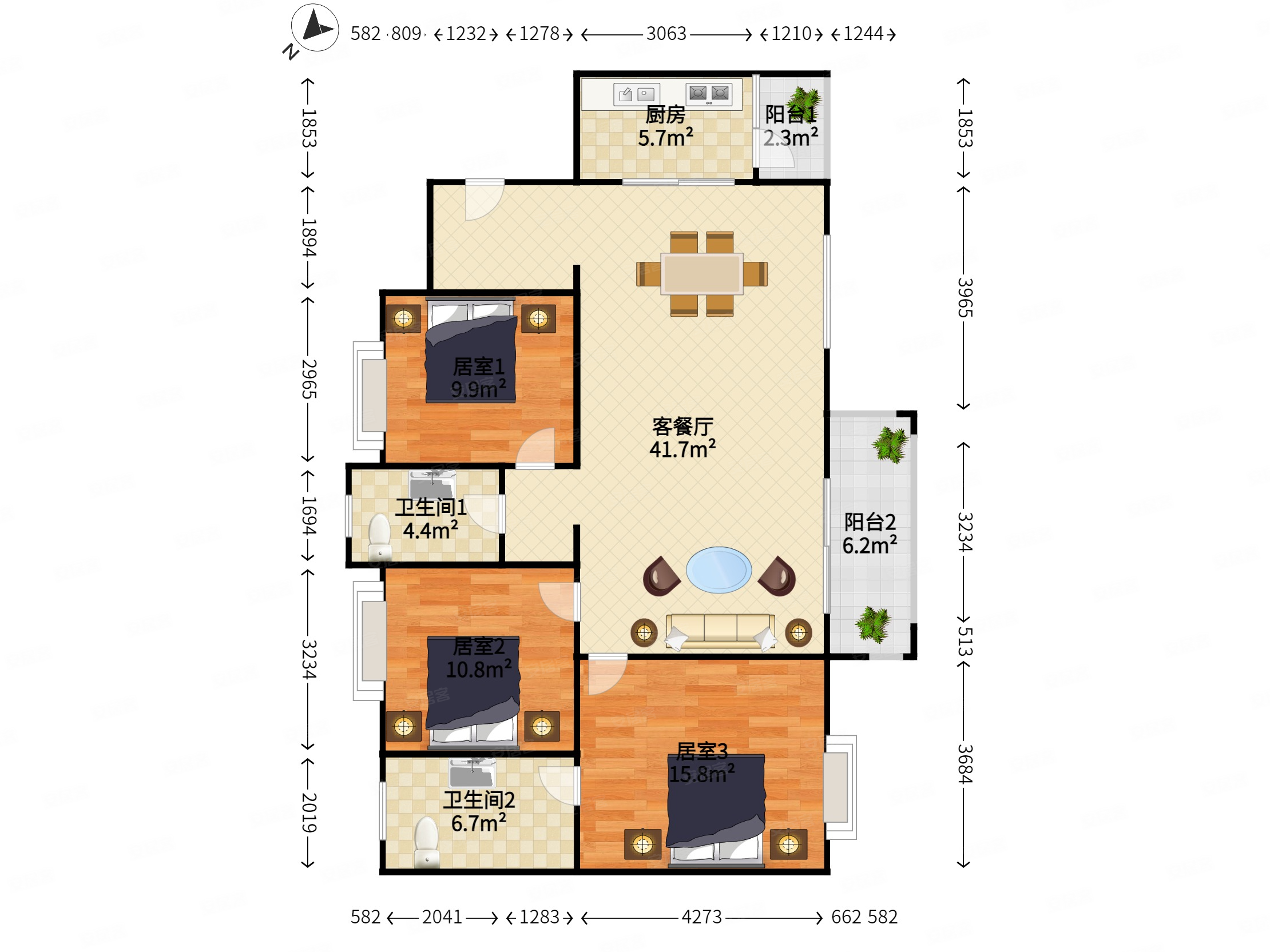 黄江班芙春天全新精装3房2卫满五过户快急售
