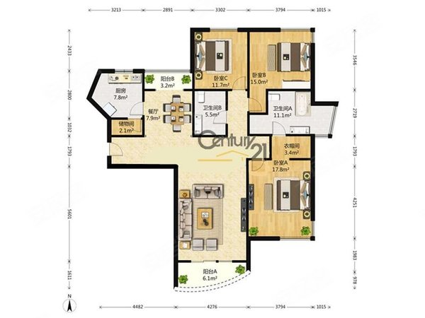 【多图】丽都水岸,酒仙桥租房,丽都水岸 3室2厅2卫 电梯房 精装修183