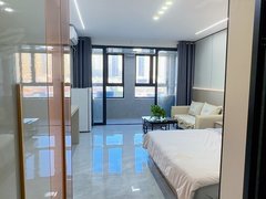 石狮石狮市步行街瑞昌街世贸双奇电商园附近，精装大单间，楼下停车免费出租房源真实图片