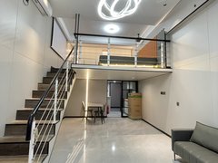 慈溪慈溪市区慈溪大润发爱琴海旁边超大复式 家电齐全 停车方便 内带投影仪押一付一出租房源真实图片