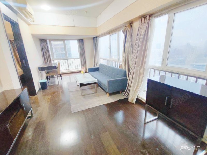 有地暖 观景房,时代奥城商住楼二手房,75万,1室1厅,1卫,56平米-天津