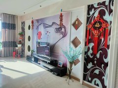 中卫沙坡头旅游购物广场水木兰亭 两室两厅 中间楼层精装修 小区环境优出租房源真实图片