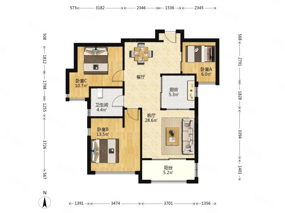 浦东绿地香颂  户型好采光好 居住密度低 满五 业主急售