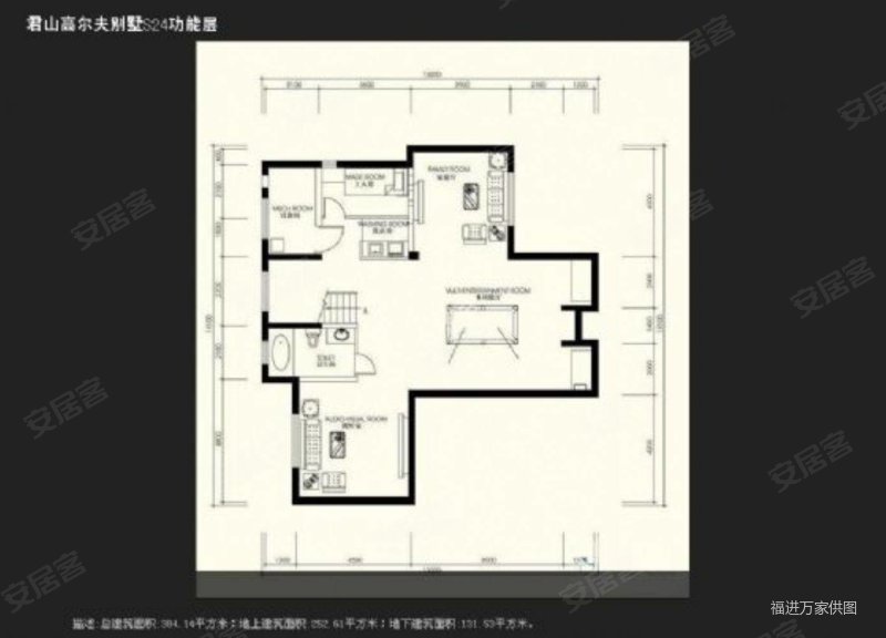 君山别墅5室3厅3卫358㎡南北850万