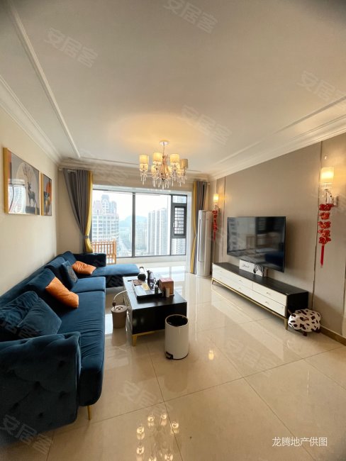 德润恒大御府三房两卫精装修全屋定制楼层好