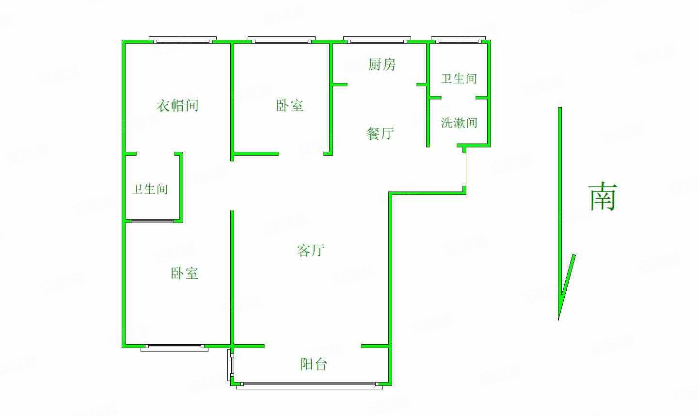 房龄新,建业定鼎府一期二手房,96万,3室2厅,2卫,114平米-洛阳安居客