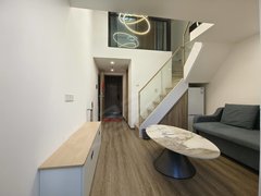 东莞黄江梅塘社区黄江海德学校对面，和光尘樾精装修复式公寓两房，家私家电齐全出租房源真实图片