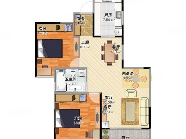 【多图】西郊半岛名苑,华新租房,西郊半岛名苑 2室2厅1卫 89平 精装修