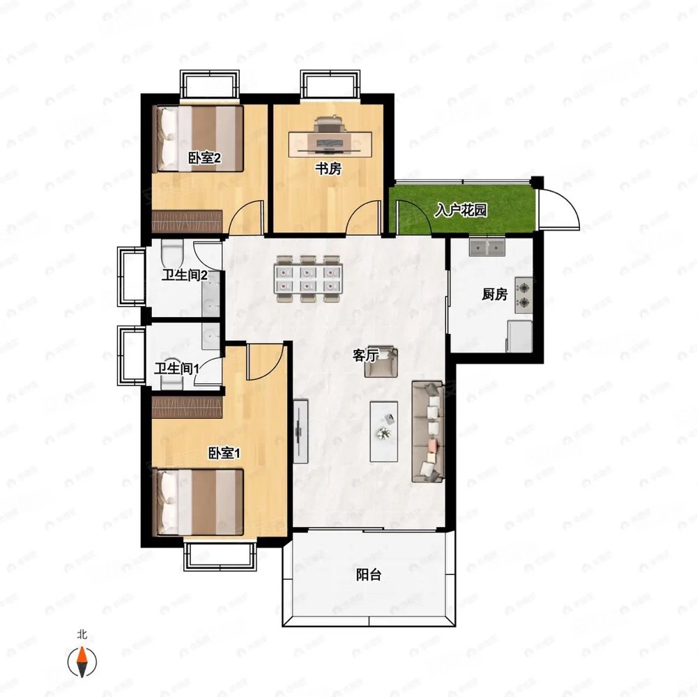 房东急售闽江世纪城106平端头端头大三房,46号线金源购物场