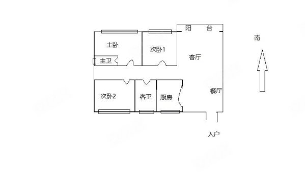 华壹华侨城3室2厅2卫123㎡南北88万