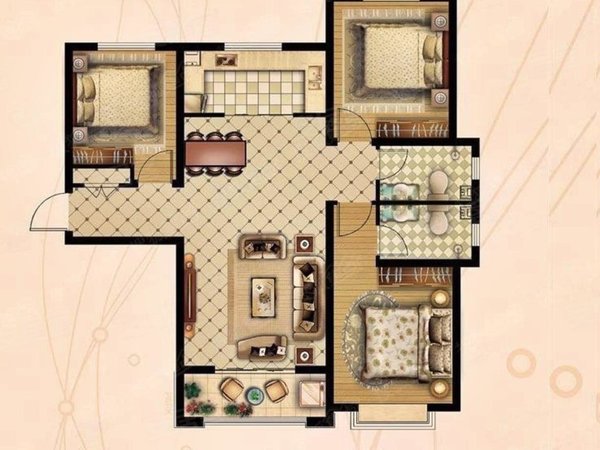 次渠定海园一里定海园三家女生合租主卧阳台 近京东 小米 亦城国际