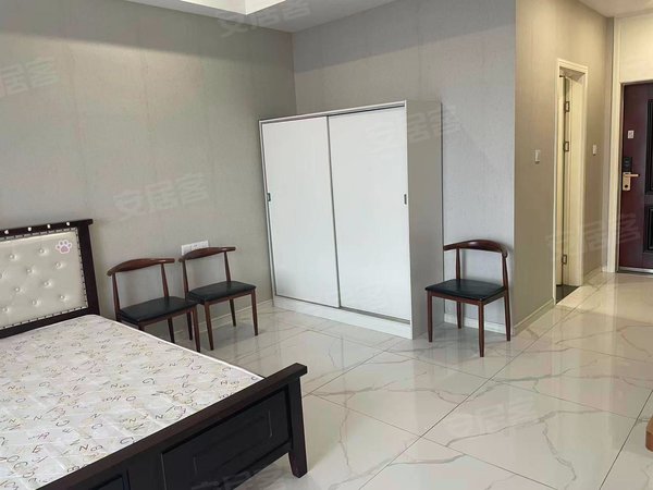 海宁海宁市区海洲城仕公寓皮革城地铁口 皮都公馆 精装1室 家电齐全 看房随时出租房源真实图片