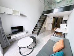 佛山南海金融高新区A32万科里（小清新风 可短租 家电齐全）拎包入住 带阳台出租房源真实图片