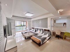 杭州钱塘下沙江滨精装好房推荐 梦琴湾整租2室2厅1卫 两房朝南 民用水电可看出租房源真实图片