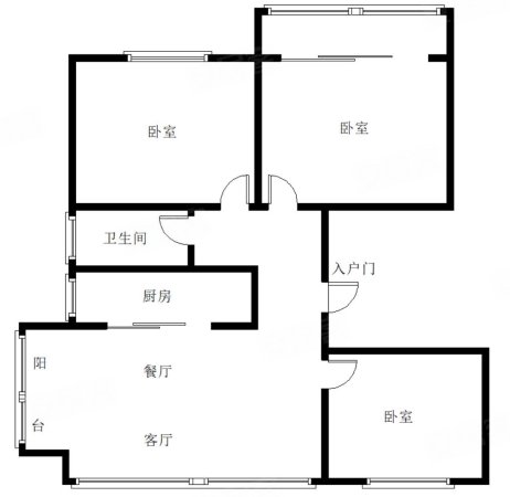 中奥华府3室2厅1卫102㎡南北113.8万