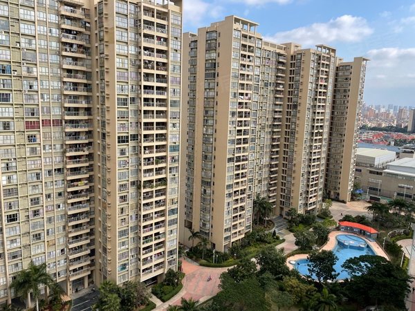 深圳宝安沙井濠景城沙井西站旁濠景城花园小区三房二厅一卫,朝南户型