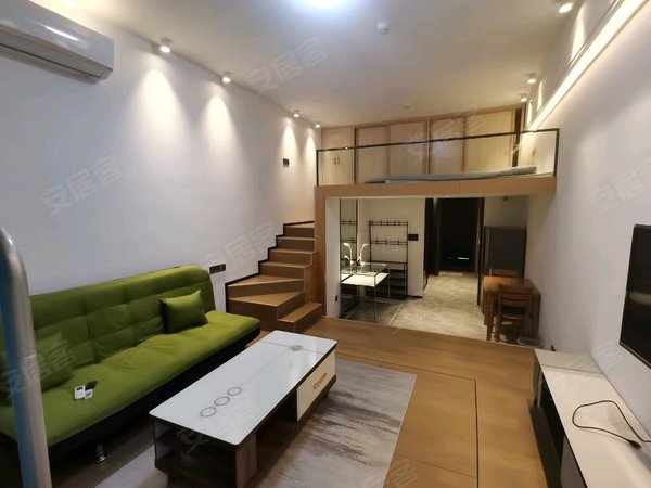 广州白云金沙洲金沙大都汇中空精装修跃式一房 沙贝地铁口 小区型公寓