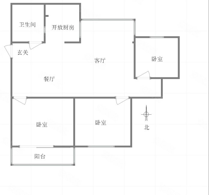 谢家湾正街102号小区3室2厅2卫101.58㎡南112万