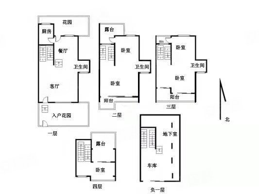 港龙上宾道5室2厅3卫373㎡南北238万