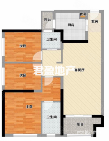 荔园悦享星醍3室2厅2卫92㎡南129万