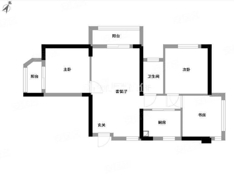 天誉花园70平米,只要52万