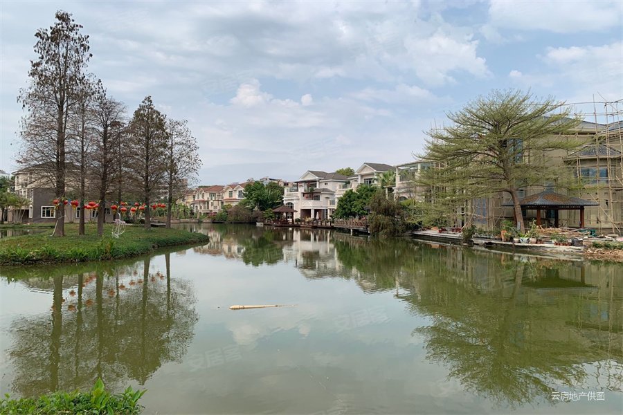 惠州水口蓝波湾双拼湖边别墅花园面积180平可停4台车