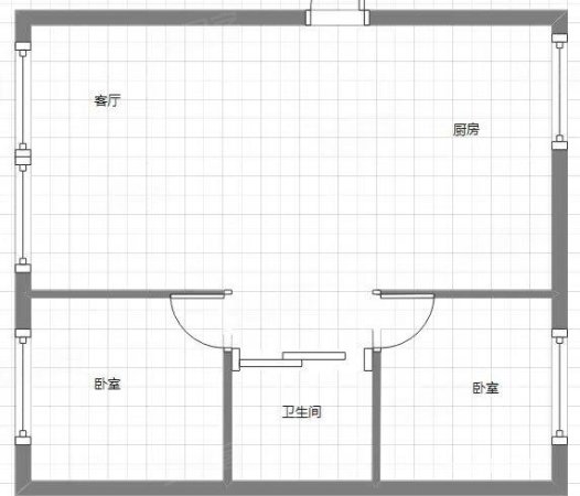 火炬小区2室2厅1卫79㎡南北32.8万