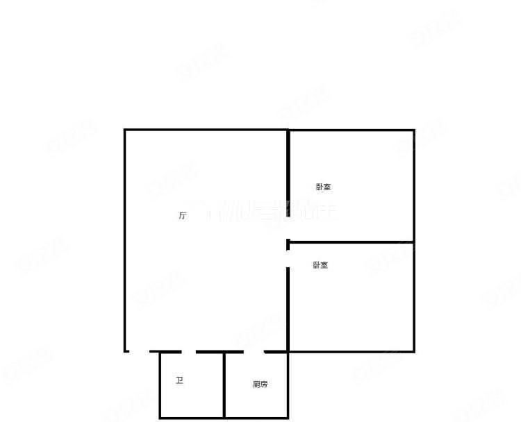 鑫泰花园2室1厅1卫76.34㎡南北66万